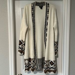 Rachel Zoe long cardigan- size L
